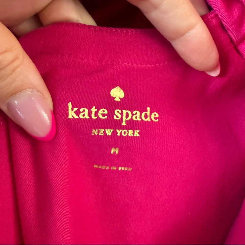 Kate‎ Spade Keyhole Bow Back Tank Top Hot Pink M